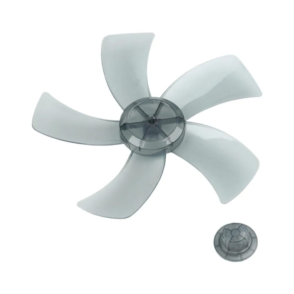 12 Inch Replacement Fan Blade Five Leaf Design with Nut Cover for Easy Clean and Low Noise in For Pedestal Fans