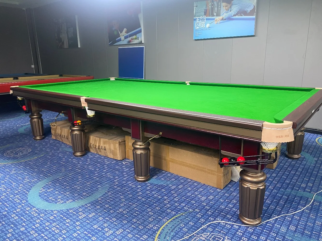 Obrázek 3: 12ft dřevěný polštáře kulečník snooker stůl pro komerční