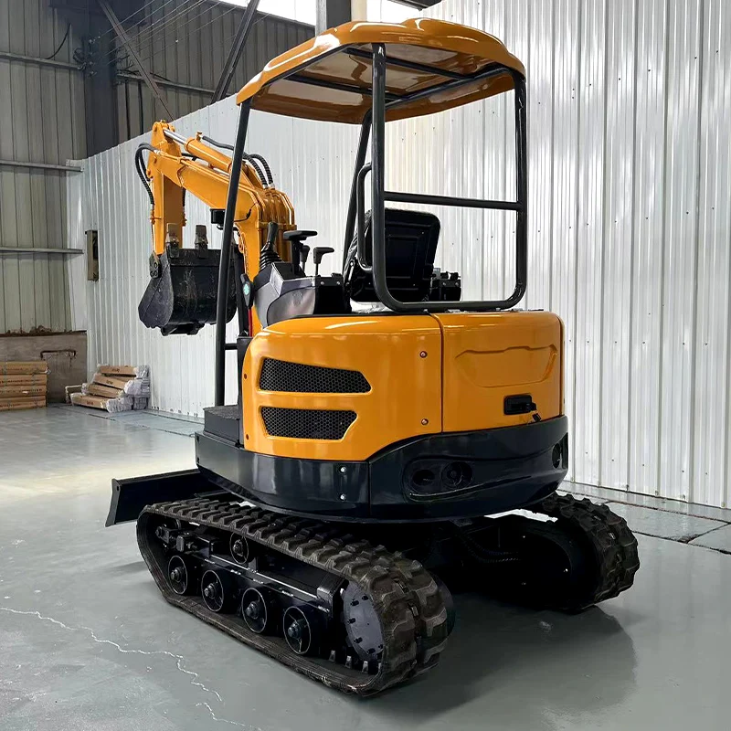 Customized Construction Building Machinery New Design 2.0Ton Excavator Multi function New Mini Backhoe Excavator Loader