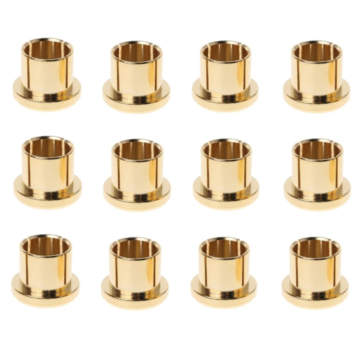 12Pcs Gold Plated RCA Protection Cap Short Circuit Socket Phono Connector RCA Shielding Socket Protect Cover,Gold