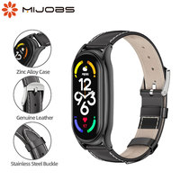 Mi Band 10 9 8 7 6 5 4 3 Strap Leather Bracelet For Xiaomi Smart Band 9 Smart Watch Miband 8 Wrist Strap