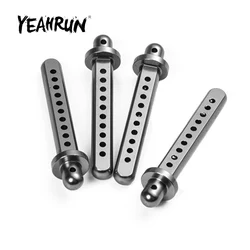 YEAHRUN 4Pcs Metal Alloy Car Shell Column Body Post Mounts for Axial SCX10 1/10 RC Crawler Car Model Upgraded Parts Accessories