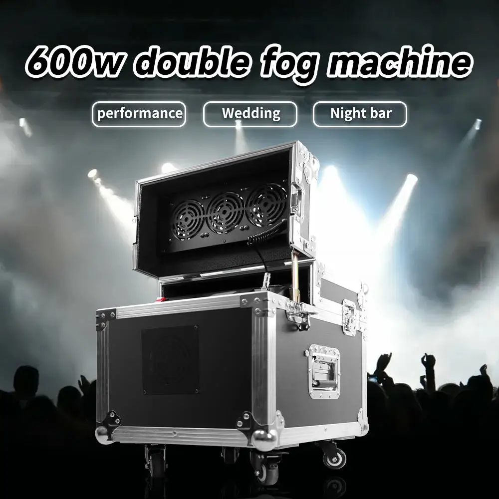 

600W Disco Haze Machine Mist Spraying Machine Stage Special Effects For DJ Bar Dance Competition Stage Single Double Fog Machine