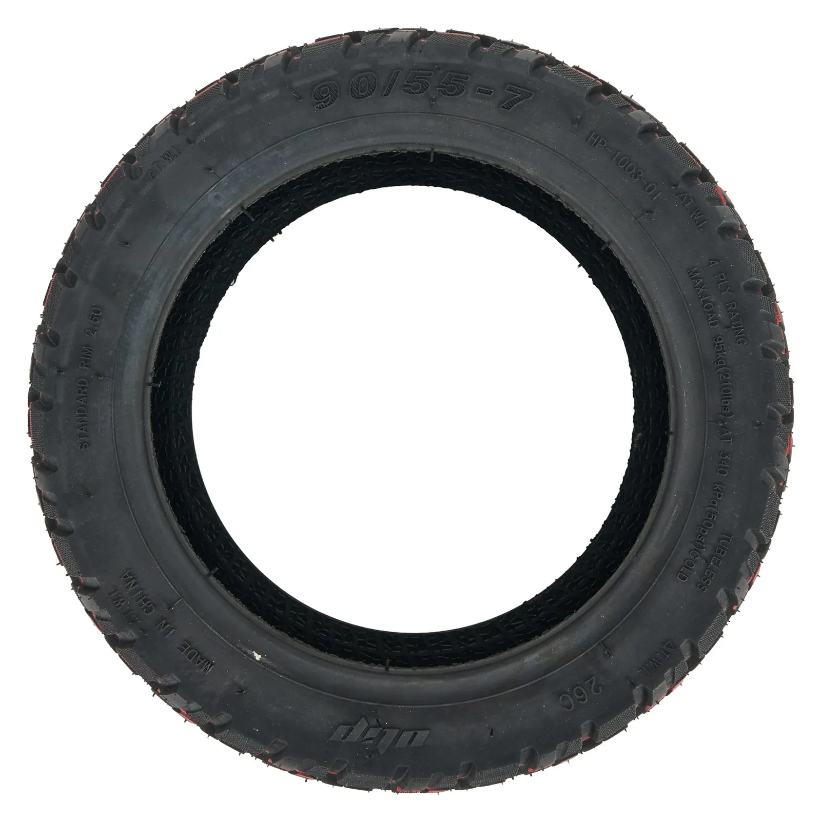 Reliable 11 Inch Tubeless OffRoad Tire Compatible with For Segway GT1 Electric Scooter Automatic Repair Feature