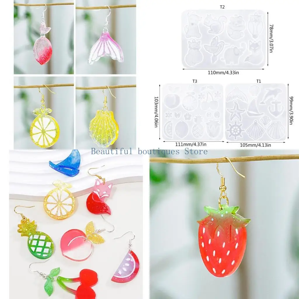 Shell Shells Shells Fruit Animals Series Senring Подвесная плесень