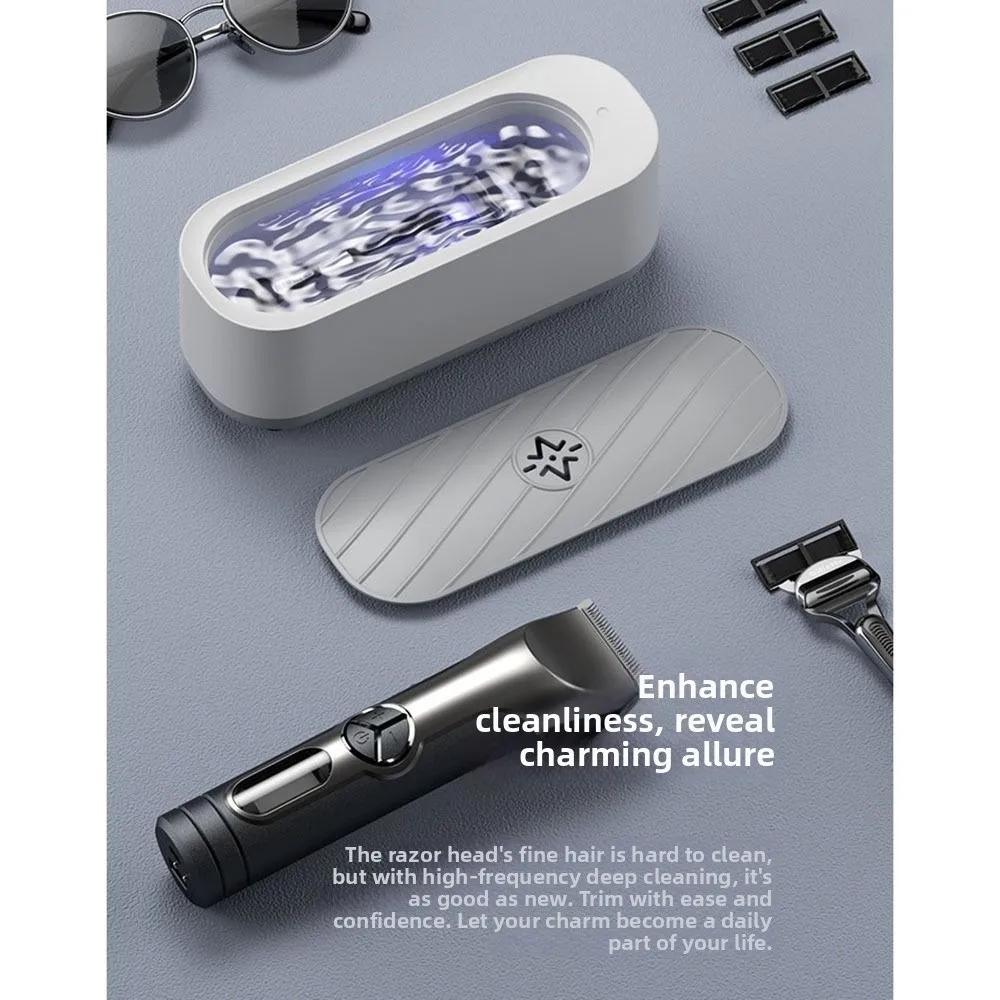 Multifunctional Ultrasonic Jewelry Cleaner High-Frequency Portable Ultrasonic Cleaning Machine Cordless Lightweight