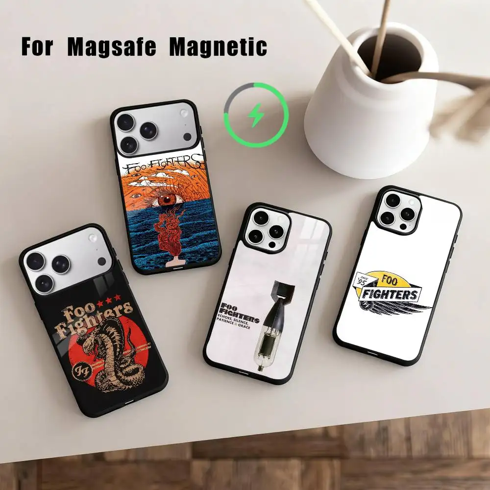 

Чехол для телефона High-octane Band Foo Fighters для iPhone 17, 16, 15, 14, 13, 12, 11 Plus, с поддержкой магнитной беспроводной зарядки