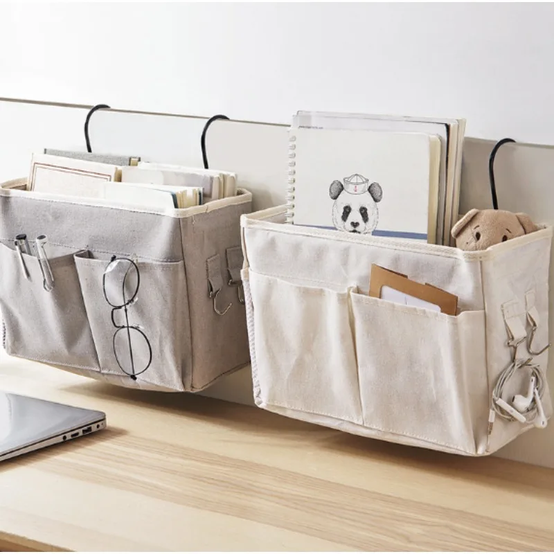 

Baby Bedroom Bed Storage Organizer Bedside Storage Rack Dormitory Storage Basket Bedside Hanging Basket Bedside Basket