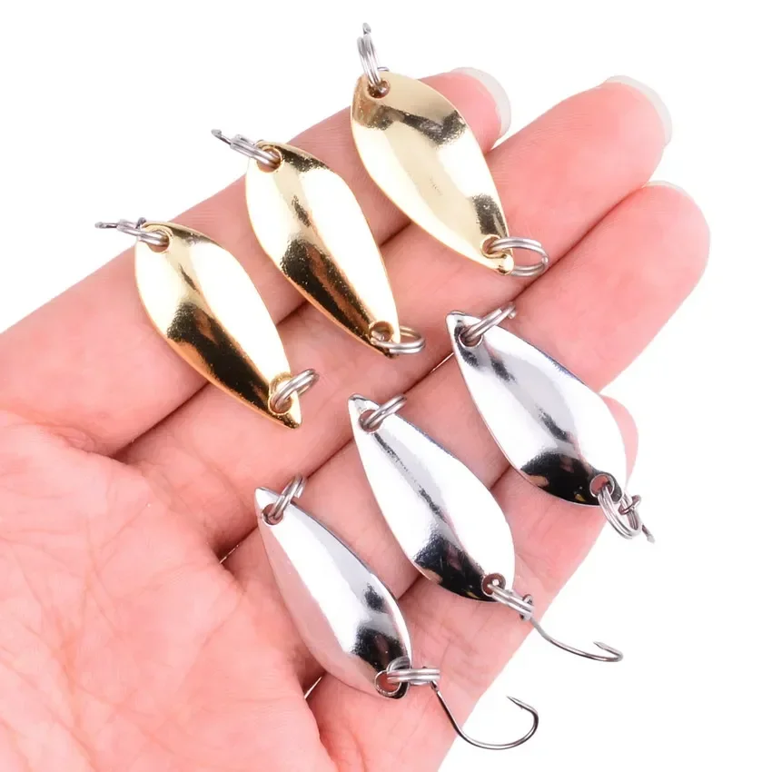 8pcs Trout/Bass Lure Set Spoonbait Spinners Spoon Bobbin Artificial/Hard Bait Sequins For Carp Fishing Tackle/Wobblers/Lures Sea