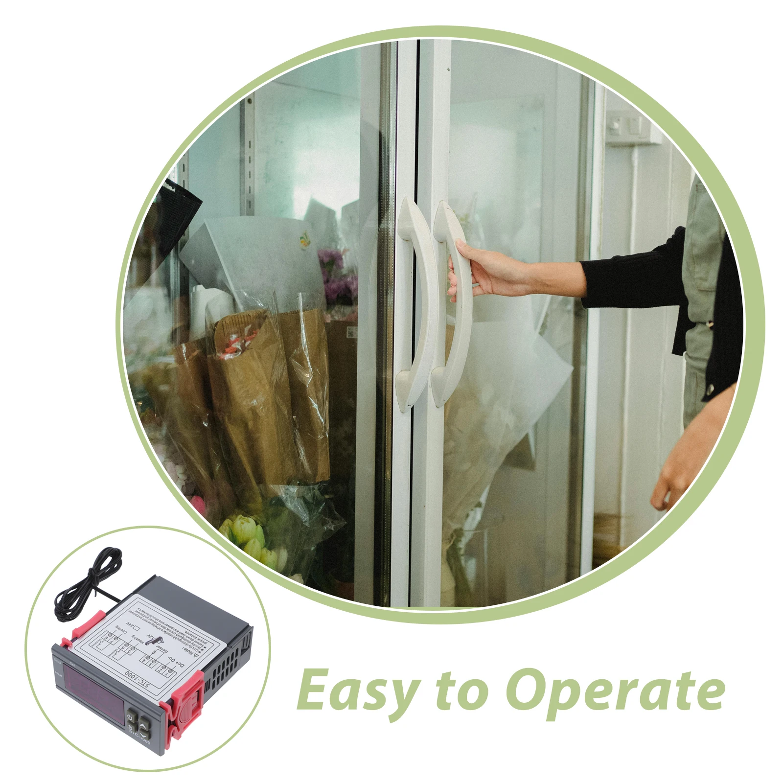 12V Digital Temperature Controller Switch for Refrigerator and Fermenter Cooling Heating System Thermostat Sensor