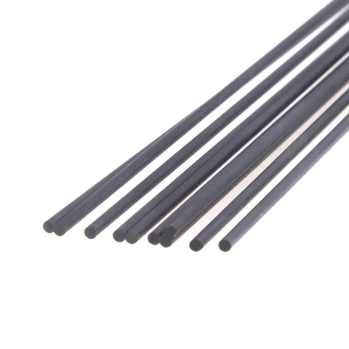 Carbon Fiber Solid Rods 0.5-12mm Diameter Cylindrical Shafts for RC Models & DIY Projects - High Strength Carbon Rod