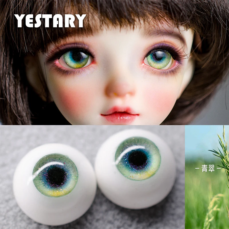 

YESTARY BJD Eye Dolls Accessories For Diy Handmade Toy Eyeball 12/14/16/18MM Plaster Eyes Imitation Glass Eye For BJD Doll Gift