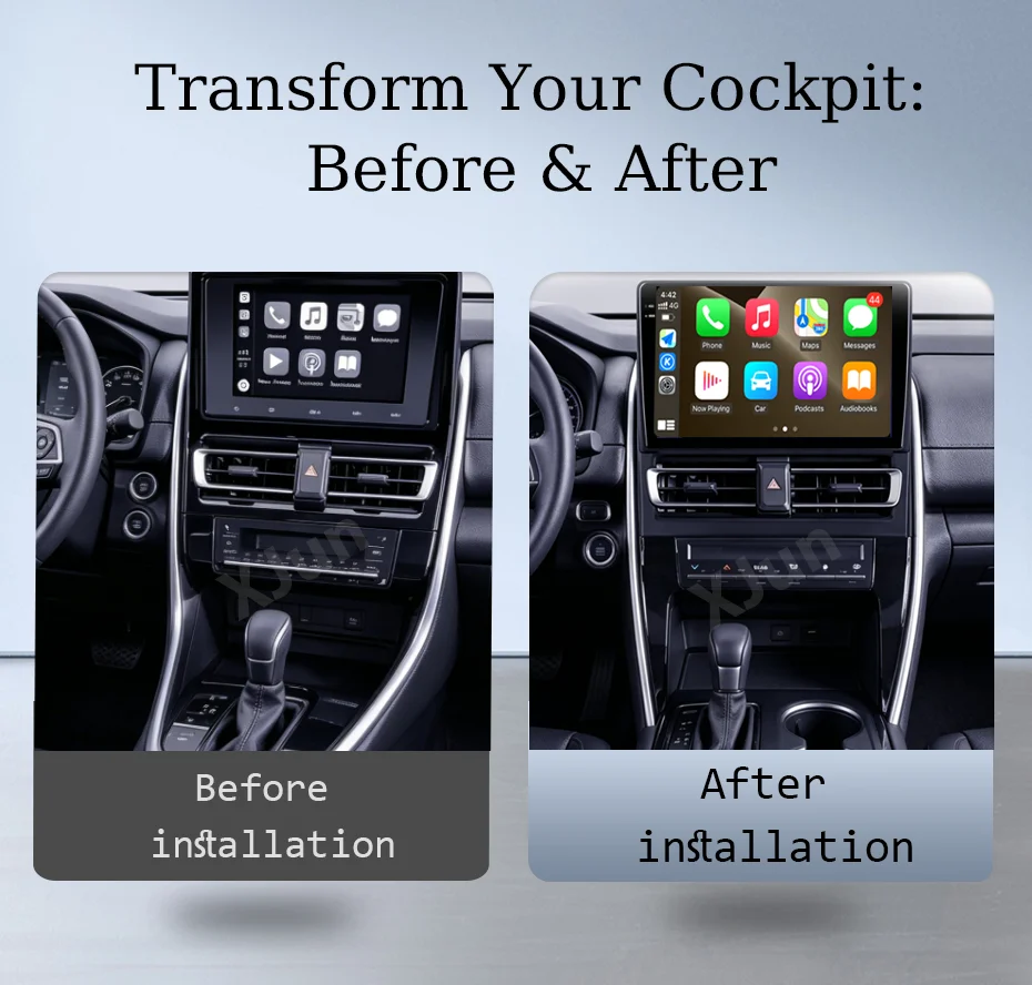 Car Stereo Android 16 IPS HD Touch Screen Multimedia Player Wireless CarPlay GPS WiFi DSP QLED 10
