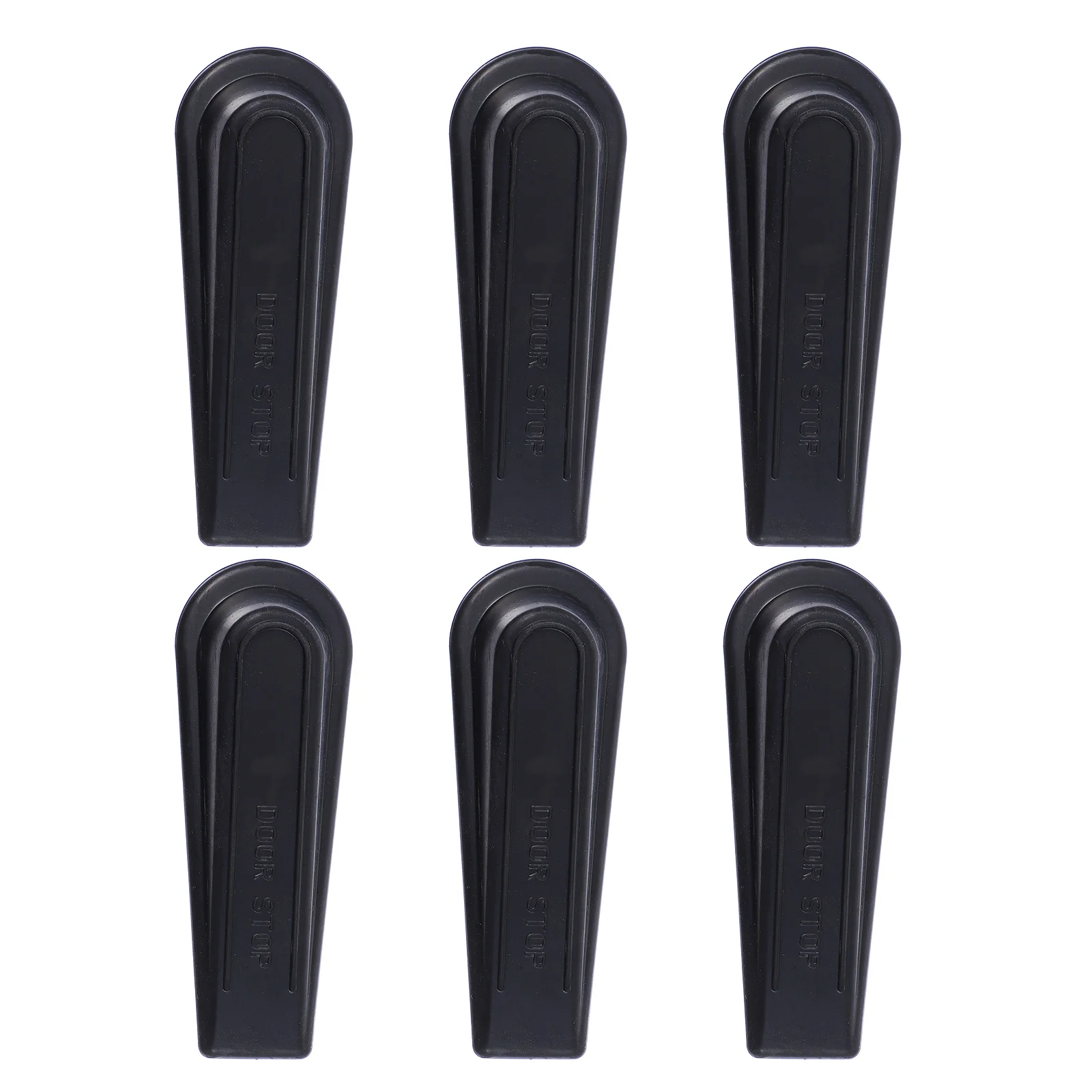 

6 Pcs Plastic Door Wedge Anti collision Child Safety Household Household Supplies Supplies Rubber Wedge Blocker