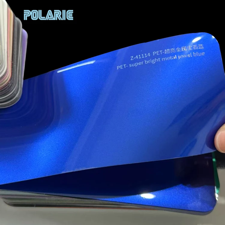 

Super Bright Metallic Series Factory Direct Premium Full Roll Body PPF Car Wrap Vinyl in Color-Changing Film