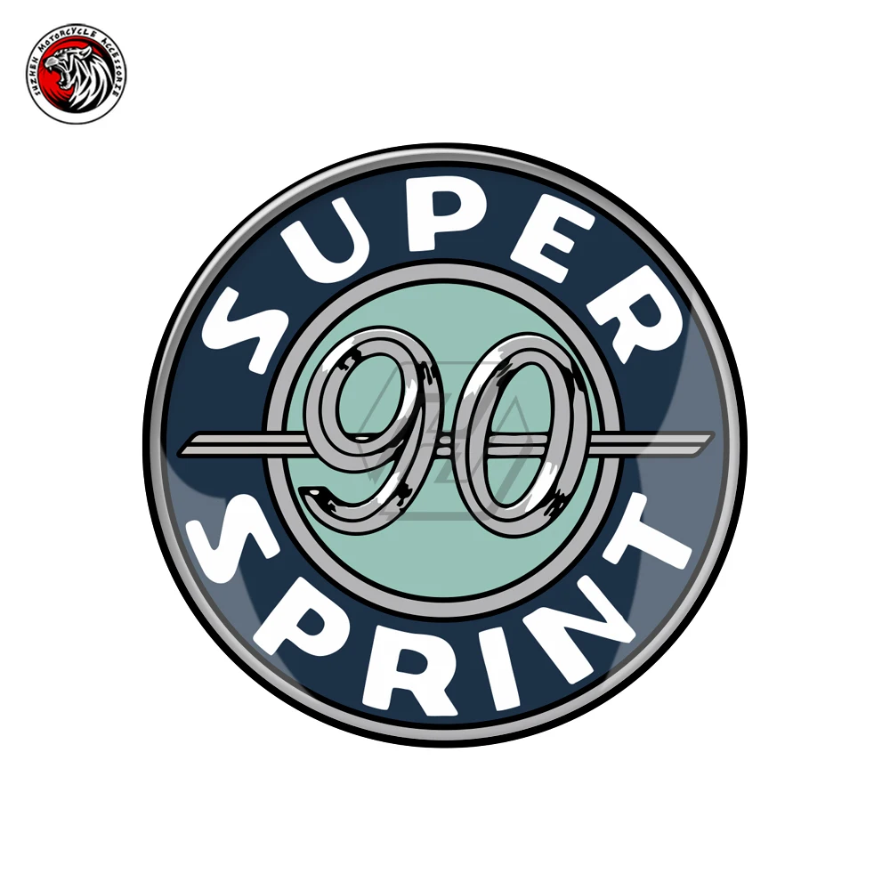 3D Resin Scooter Sticker Fit for Vespa Super Sprint 50/150 90 Decals