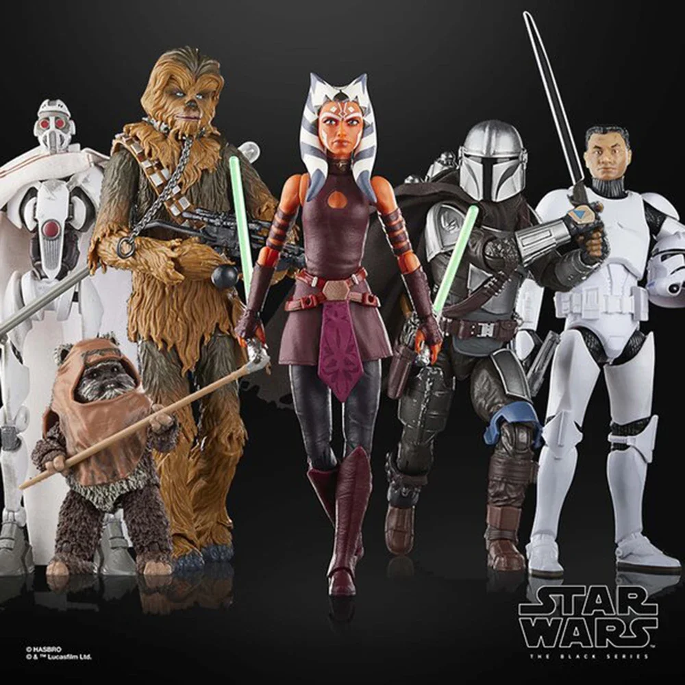 Star Wars Magnaguard Ahsoka Tano Omega Chewbacca Wicket Clone Trooper Action Figures Collection Model Decor Toy Birthday Gift