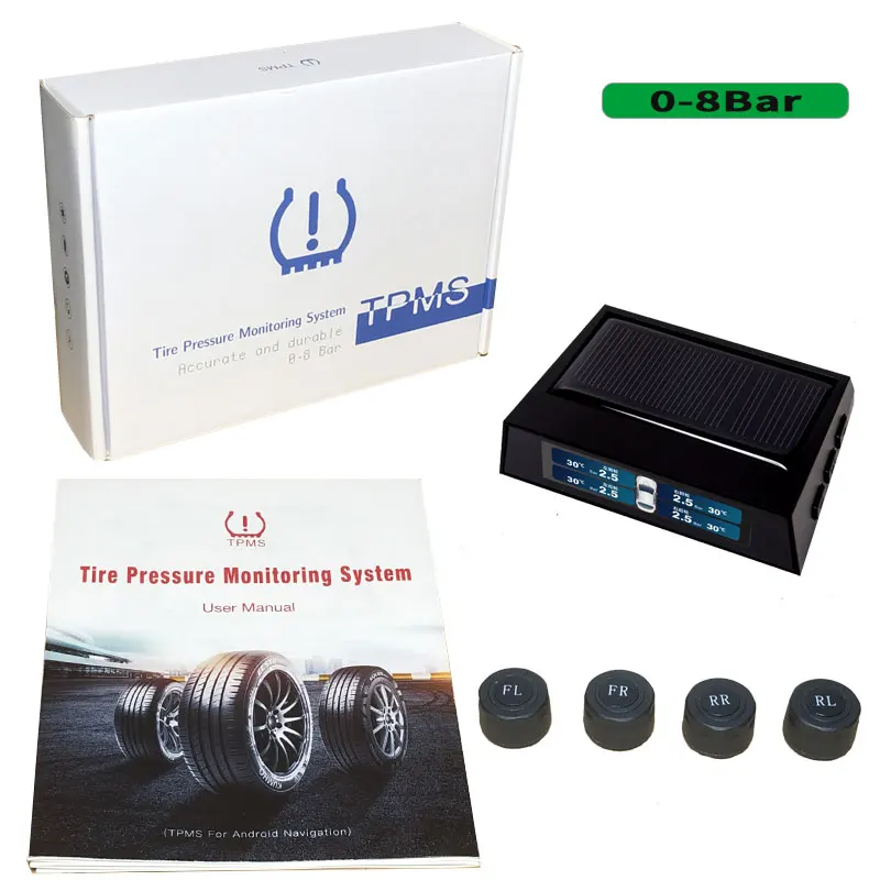 Android TPMS Tire Pressure Monitoring System Spare Wheel Internal External Sensor USB TMPS for Car Radio DVD Player