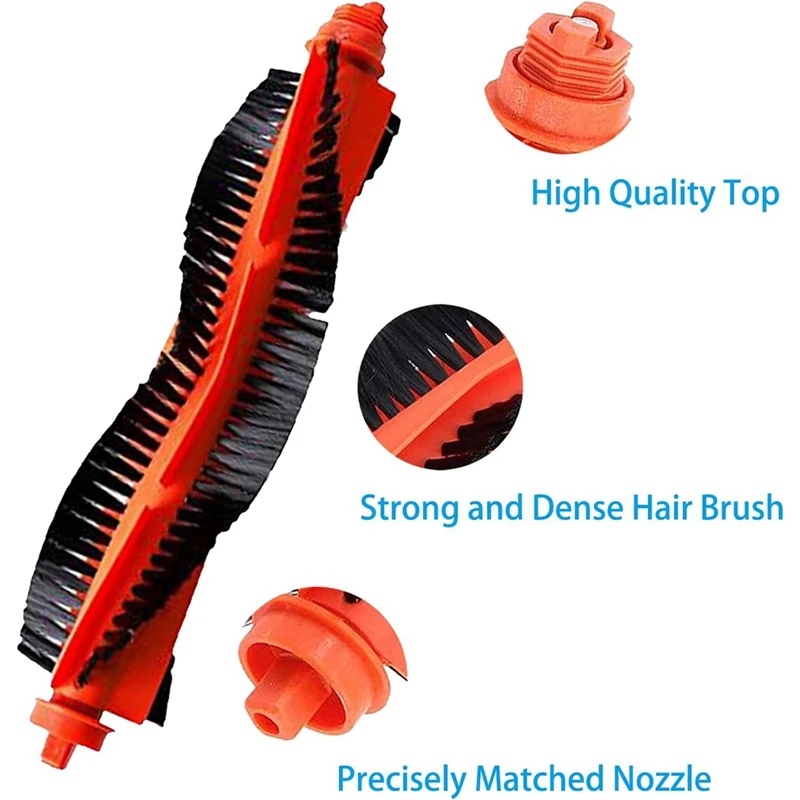 Untuk Xiaomi Mijia Mi Robot pel vakum 3C B106CN suku cadang pengganti bagian sikat utama sikat samping Filter Hepa kain pel