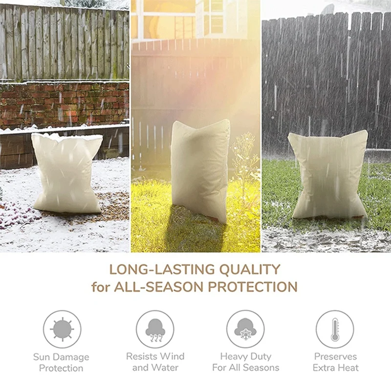 Outdoor Water Faucet Thickened Cover Sock Winter Freeze Protector Waterproof Faucet Antifreeze Protective Cover