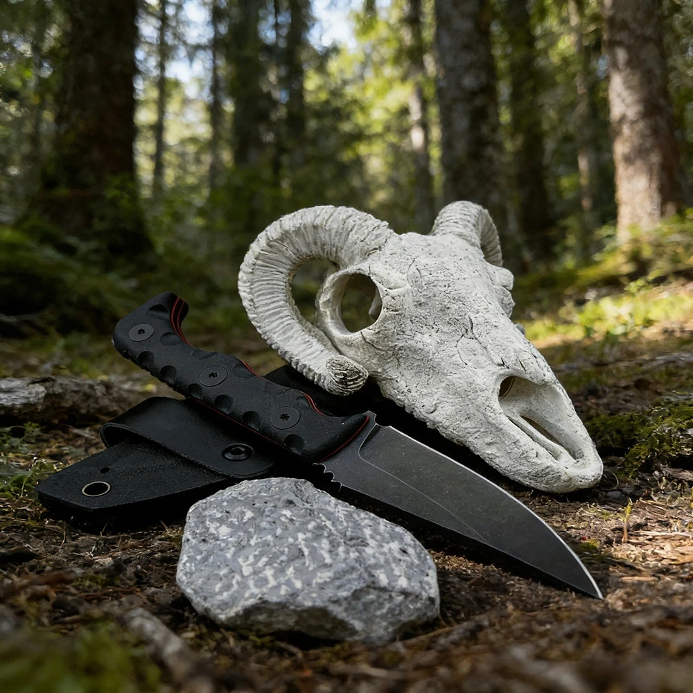 

Tactical Outdoor Straight Knife Portable Wilderness Survival Hunting Combat Knife Camping Fishing Hiking EDC Knife Daily Cutter