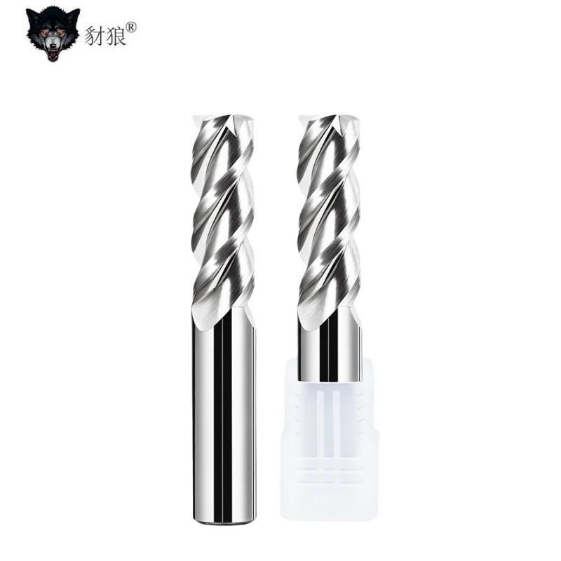 

HRC60 3 Flute Highlight carbide End mill Aluminum CNC Milling Cutter Tungsten Carbide Milling Cutter End mill for AL DLC Coated