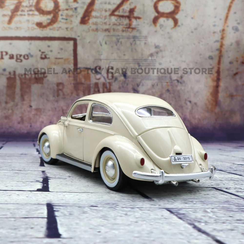 Bburago 1:18 1955 Volkswagen Kafer Beetle 12029 Diecast Model Toys Car Gifts