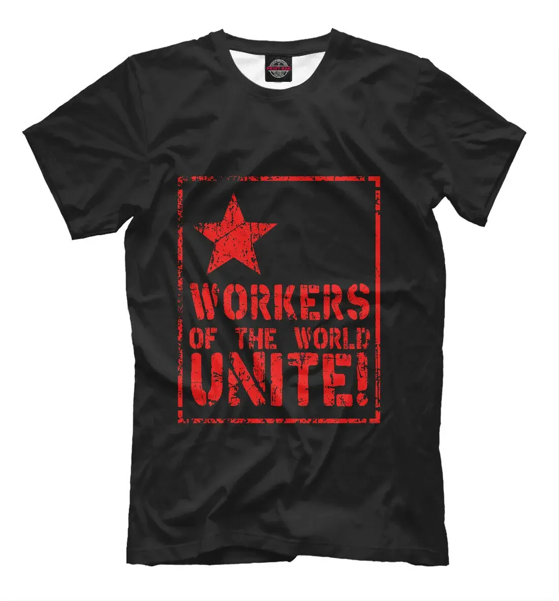 Proletarians of All Countries Unite! Men NEW T-shirt Soviet Retro Poster Short Sleeve Casual O-Neck Men Shirts