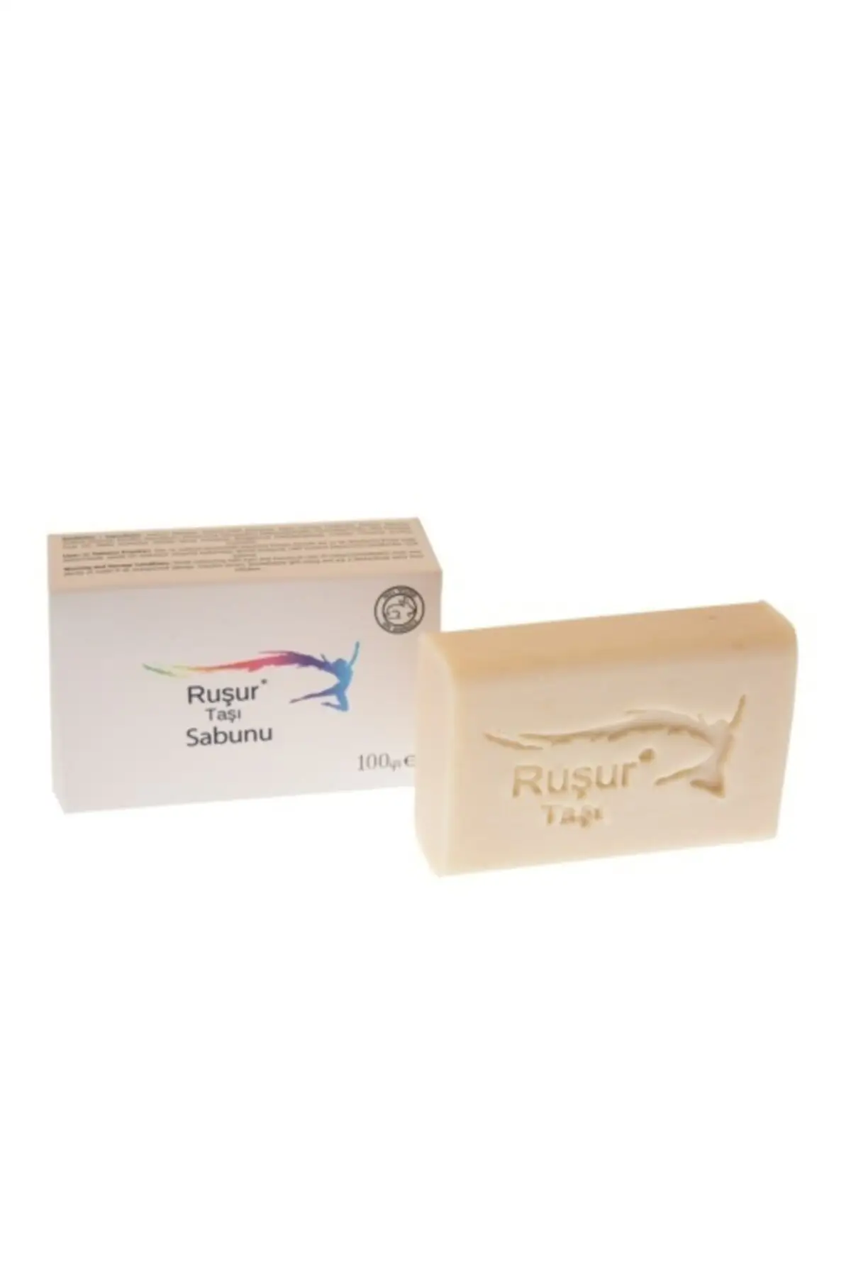 E23 1 pcs Ruşur Stone Soap + Dermaroller Titanium Tip 540 Needle