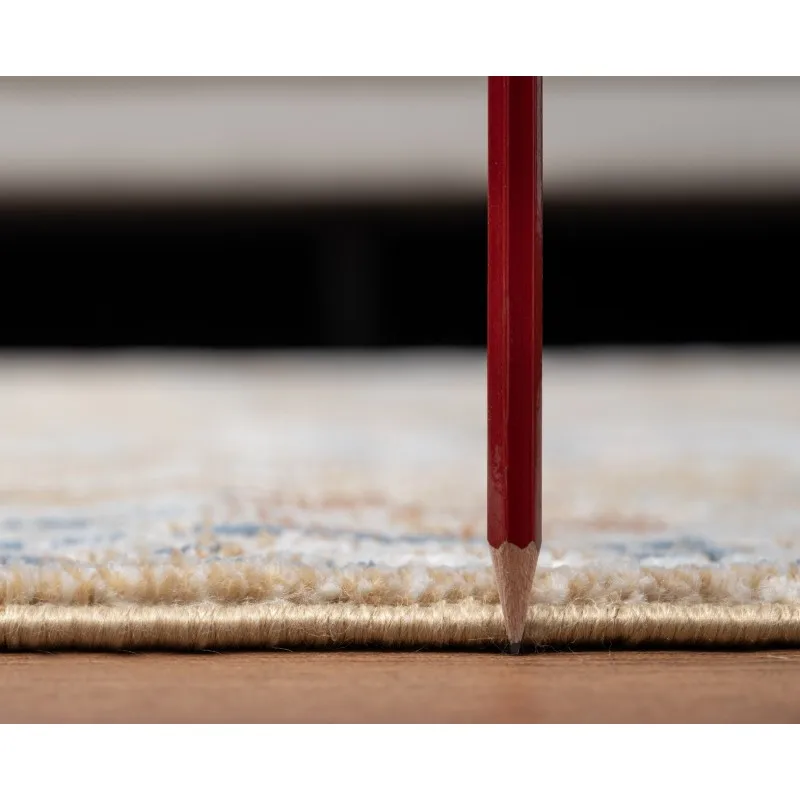 Noble GC_GEN7008 골드 2피트 7인치 x 7피트 3인치 방 카펫