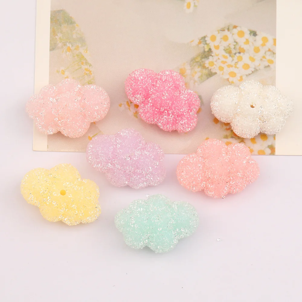 

Cordial Design 40Pcs 25*35MM Acrylic Bead/Cloud Shape/DIY Beads Making/Hand Made/Rhinestone Effect/Jewelry Findings & Components