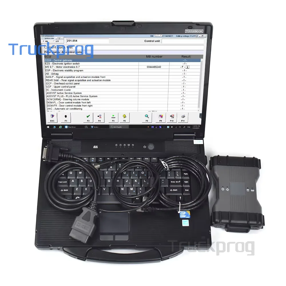 Toughbook  CF53 for Benz C6 VXDIAG MB STAR diagnostic tool scanner SD Connect C6 DOIP pk mb sd c4 c5 with xentry das wis epc