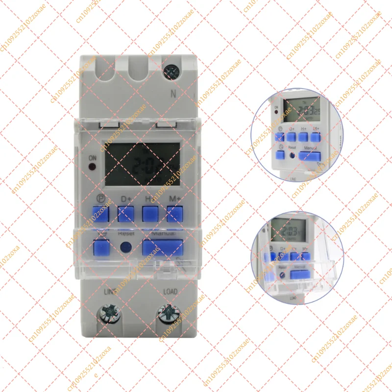 for ManHua MT15 30A 220VAC Digital Timer Switch Automatic Time Relay Timing Controller