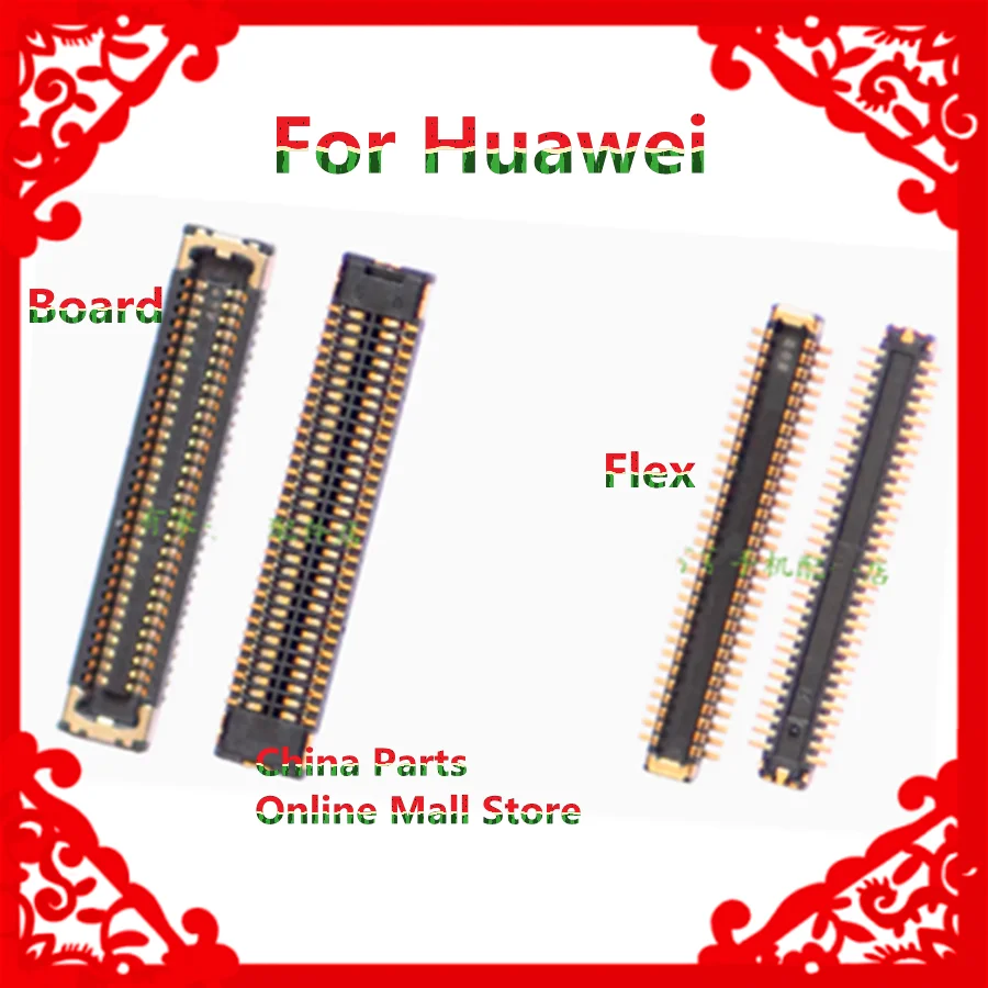 

For Huawei MATE20 PRO Nova P10 P10 Lite display seat tail socket delivery small board connection cable seat 60 pin