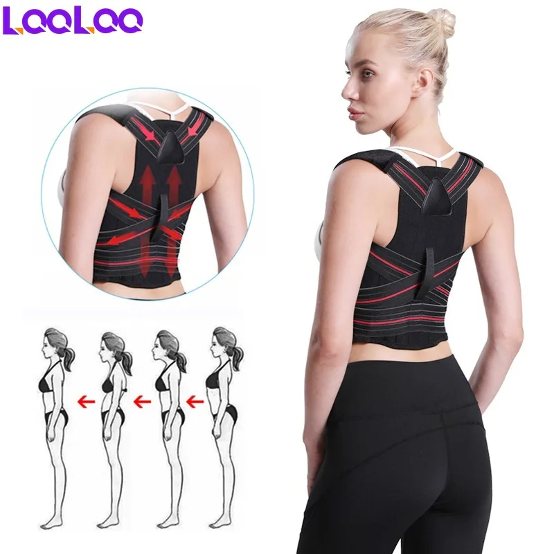 

1Pcs Adult Male and Female Students with Hunchback Correction Belt Posture Summer Invisible Correction Sitting Posture Corrector