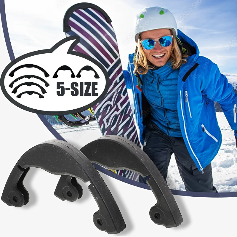 Ski Snowboard Edge Tip Tail Bumper Strip Flexible Silicone Board Protector Guard Cover Universal Accessories For Winter Sports