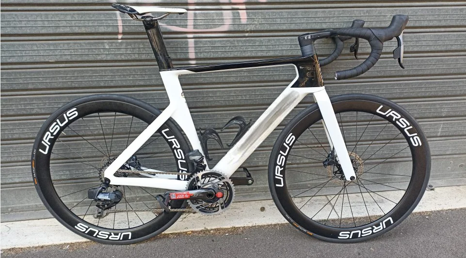 2025 top sale full carbon bike frameset dis cycling frames ud glossy t1000 bicycle frame white color can paint any logos xxs-L