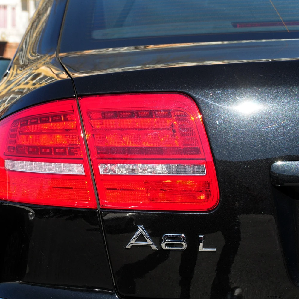 For Audi A8 A8L D3 2008-2010 Rear Taillight Shell Tail Lamp Cover Turn Signal Stop Light Mask Replace The Original Lampshade 6