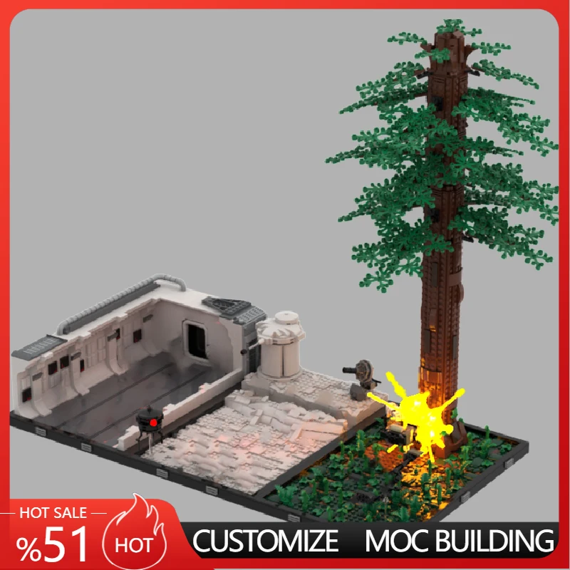 

2550 деталей: Конструктор MOC «Звездные бои: Космическая сага» (трилогия), модульный, простой дизайн, для детей, DIY игрушка, подарок на день рождения