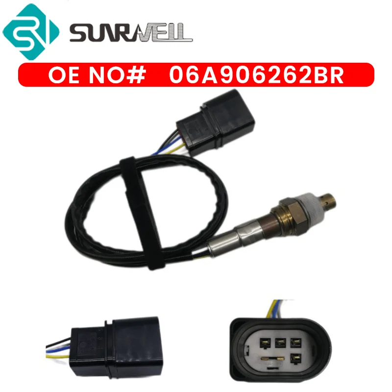 Oxygen Sensor Wideband O2 Sensors Lambda Probe For Audi Skoda Seat VW Golf Mk5 1.6L Jetta SEAT 06A906262BR LZA07 V1 06A906262CF