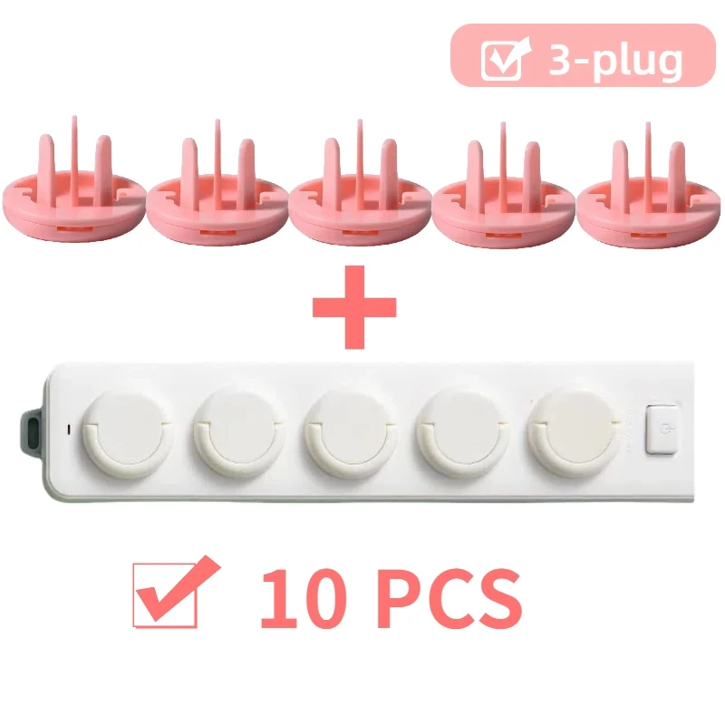 10 PCS Baby Kids Safety Guard Protection Cap Anti Electric Shock Plugs Newborn Protector Cover Power Socket Electrical Outlet