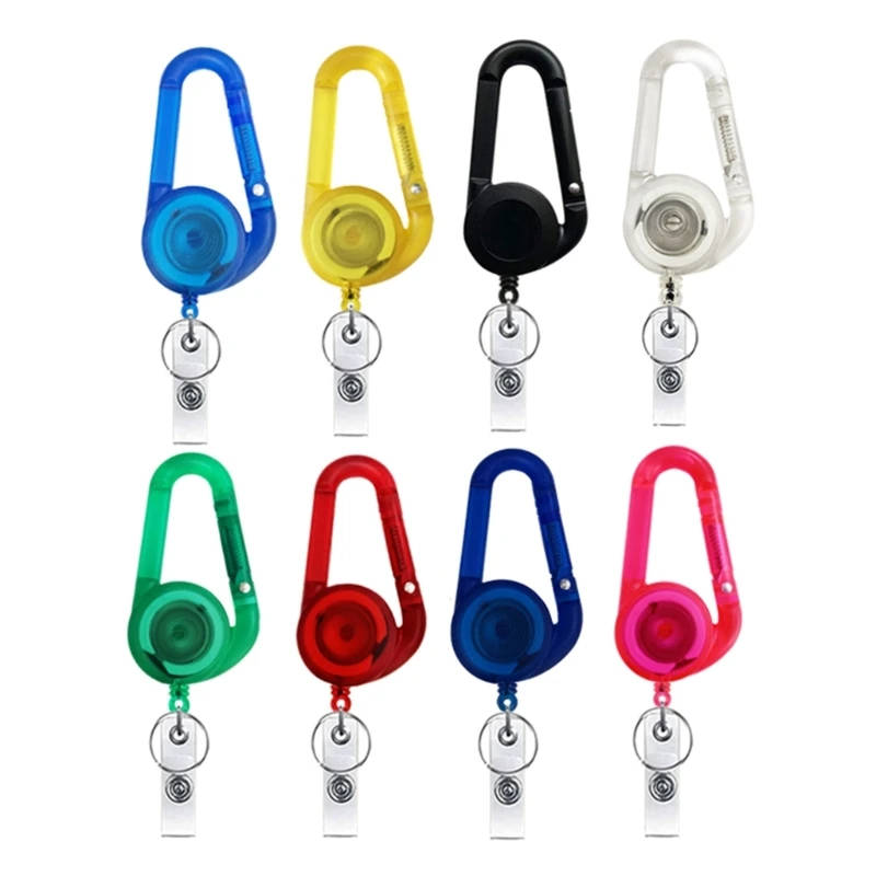 Colorful Plastic Easy Pull Keychain Sturdy and Portable for Everyday Use