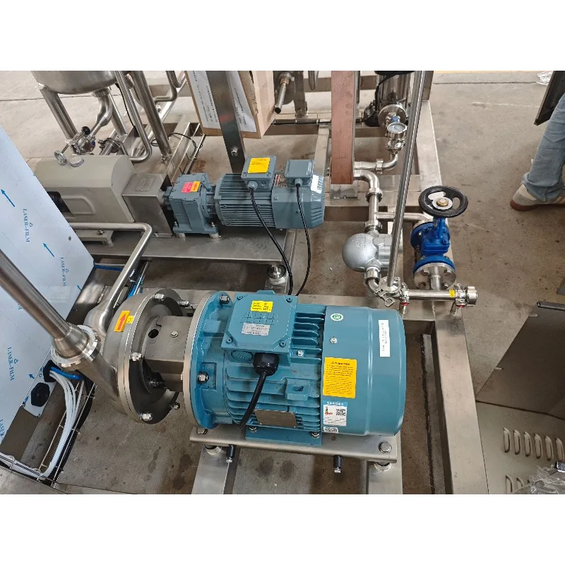Components of dairy and beverage production line equipment