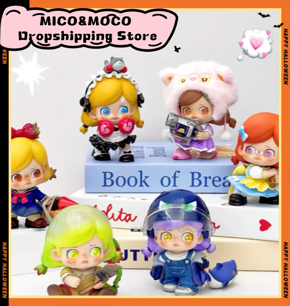 

Подлинная серия KOKOSA «Runaway Girl», слепая коробка из ПВХ, милая аниме-коллекционная модель, кукла, украшение стола, игрушка для взрослых и детей, подарок-сюрприз