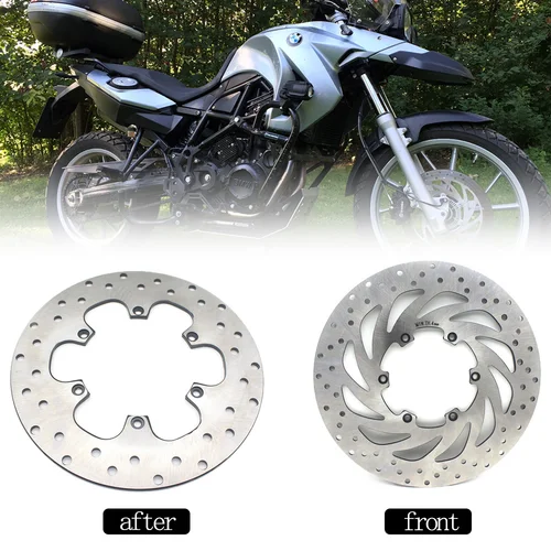Imagen 2 del producto Discos de freno para motocicleta, aptos para BMW F650GS, F650ST, F650 GS, ST F 650GS, 650ST, 1993-2007