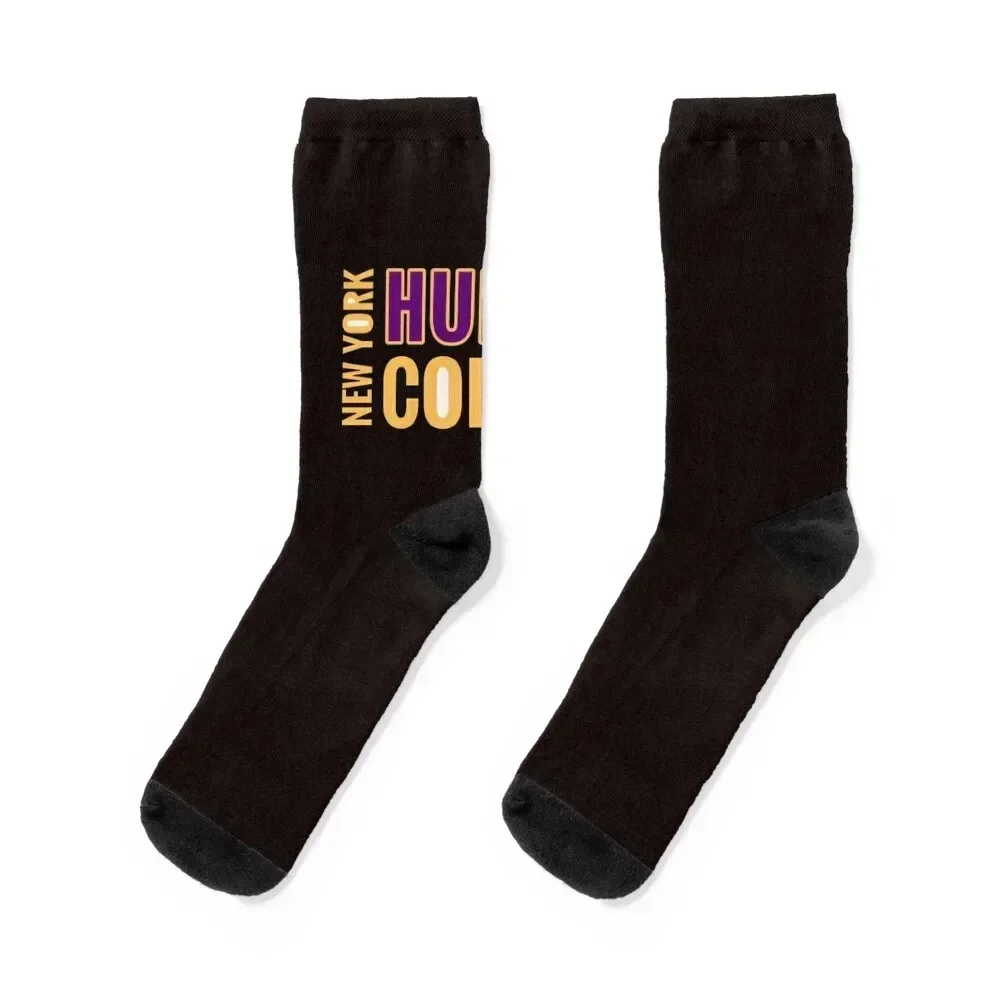 

Hunter College Sticker Socks christmass gift cool essential Woman Socks Men's