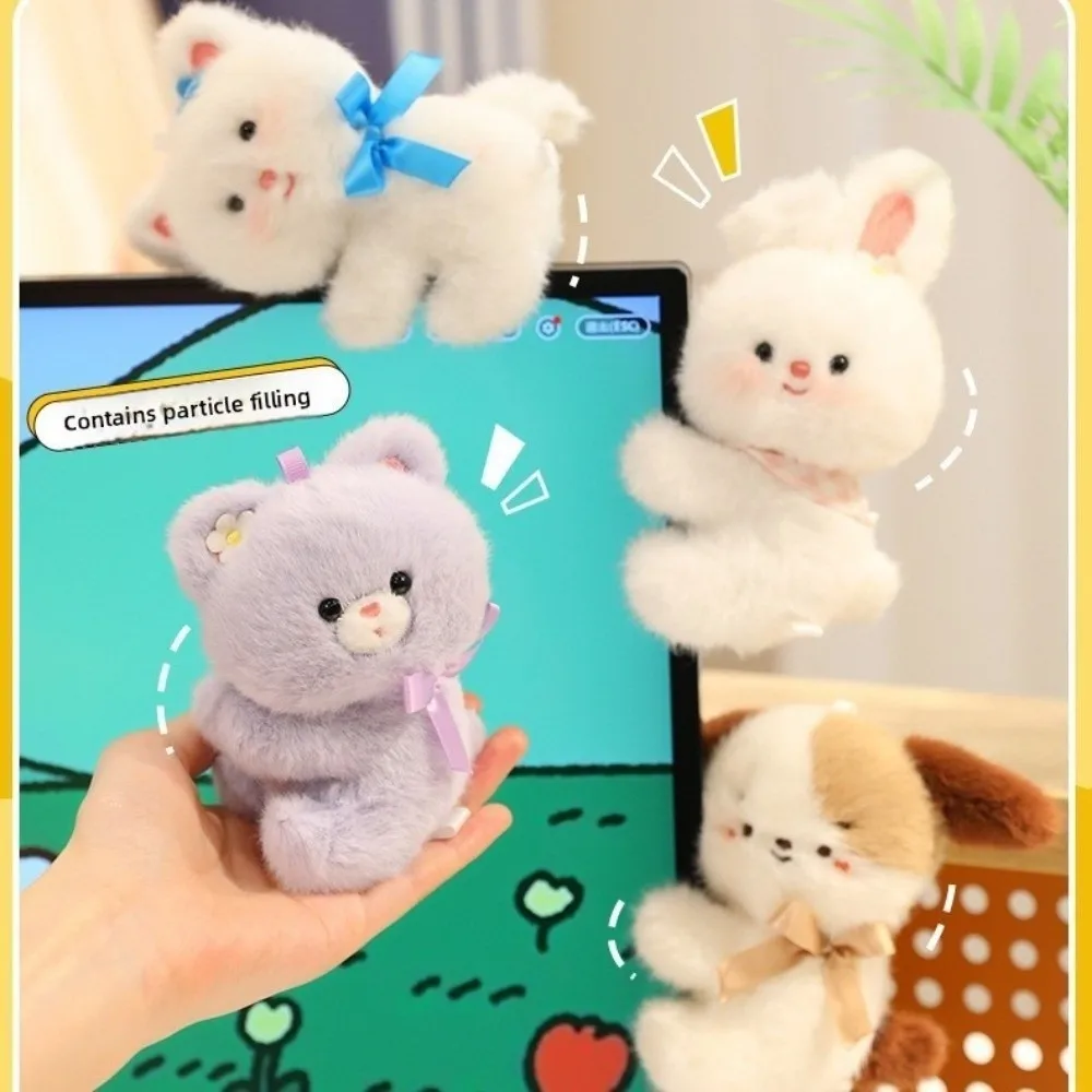 

Portable Plush Doll Computer Clip Computer Decorative Dolls Hug Shape Desk Companion Dolls Little Fox Animal Plush Hug Shape Toy