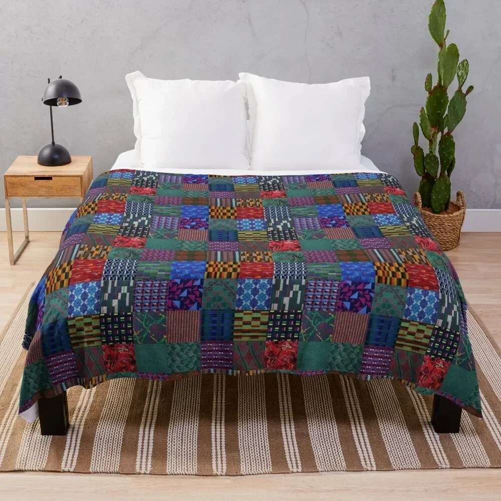 

London transport montage Throw Blanket Long Lasting Soft Plush Blanket for Daily Use