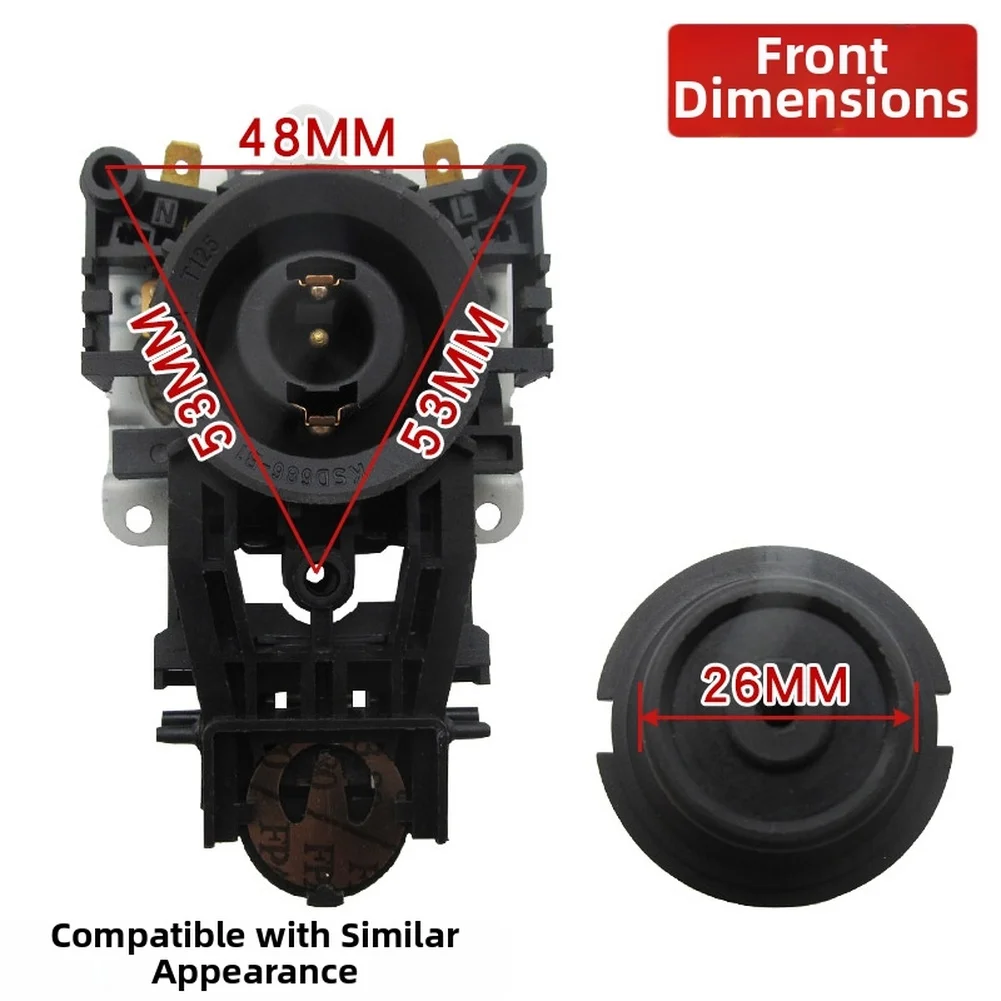 Thermostat Controller Base Set for Electric For kettle Waterproof Design Fits Most Models 53x53x48mm Dimensions view 3