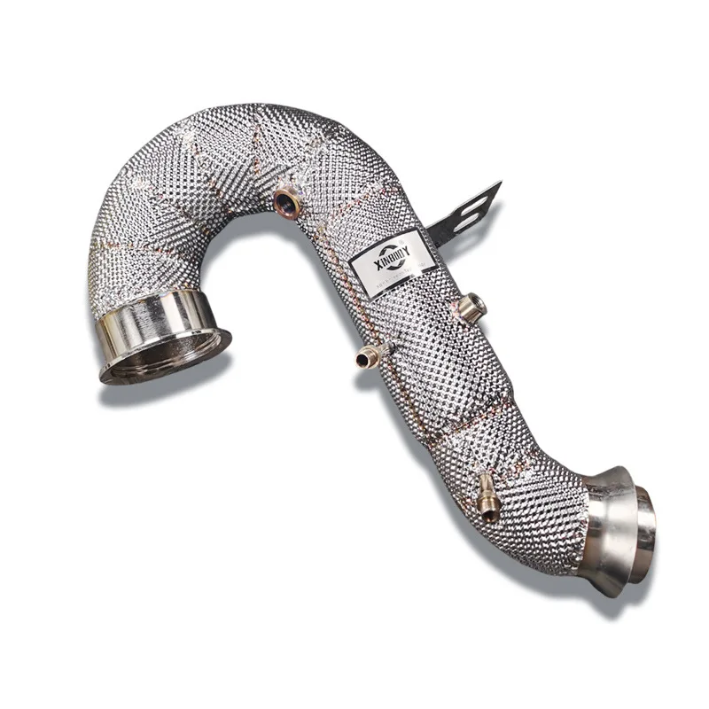 Suitable for Mercedes-Benz AMG GT50 modified exhaust head section supports customized original car Super 100 mesh factory direct